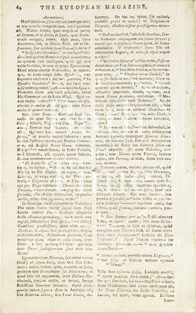 East-India Intelligence, Annotationes 1792