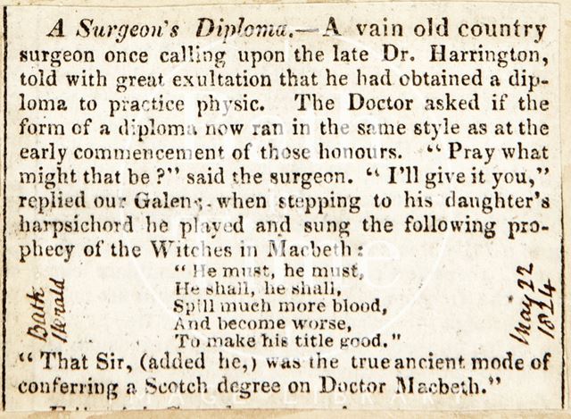 A Surgeons Diploma 1824