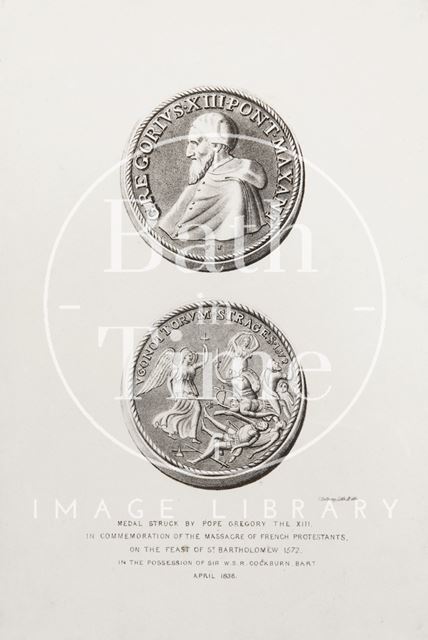 Medal Struck by Pope Gregory the XIII 1838