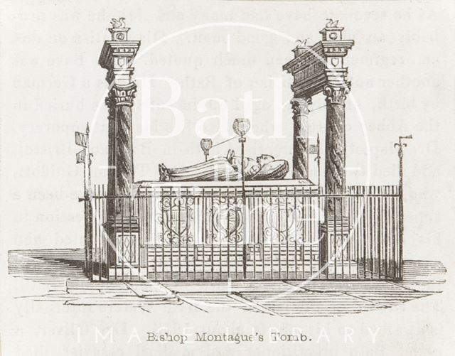 Bishop Montague's Tomb, Bath Abbey c.1850?