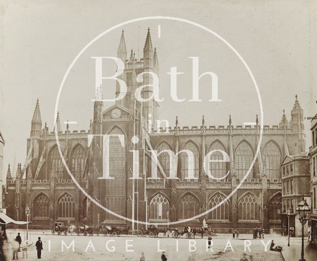 North Side of Bath Abbey c.1870