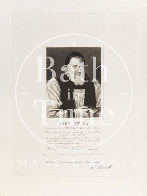 John Still, Bishop of Bath and Wells (c.1543-1608) 1820