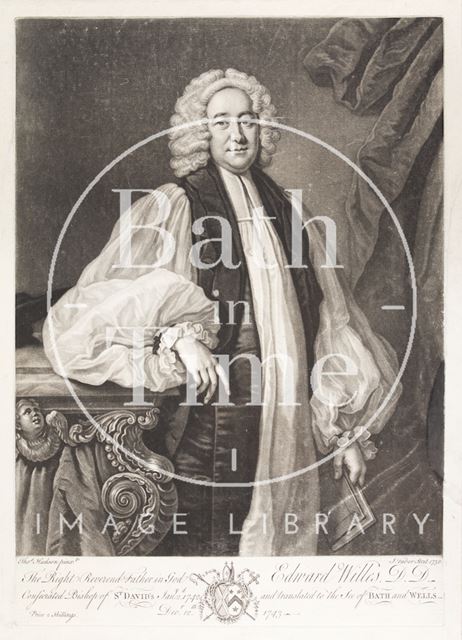 Edward Willes D.D., Bishop of Bath and Wells (1693-1773) 1750