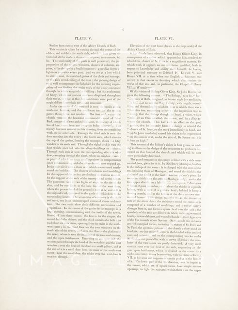 Plans, Elevations, Sections and Specimens of the Architecture and Ornaments of the Abbey Church of Bath, p.6 1798