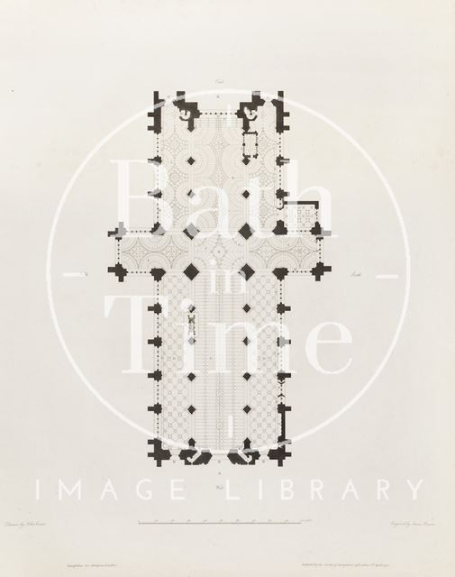 Plan of the Abbey Church of Bath 1798