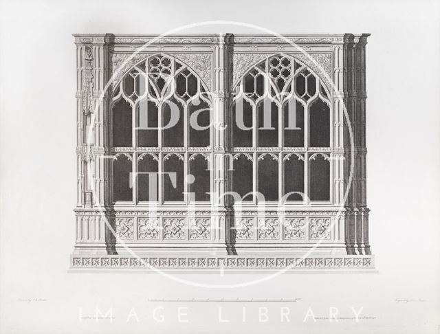 Elevation of the South Side of the Monumental Chapel of Prior Bird, Bath Abbey 1798