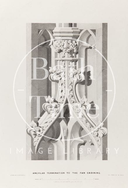 Angular Termination to the Fan Groining, Prior Birde's Oratory, Bath Abbey 1834