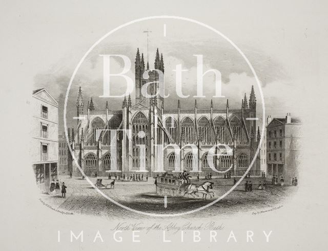 North View of the Abbey Church, Bath c.1886