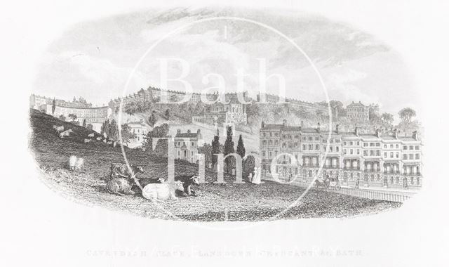 Cavendish Place, Lansdown Crescent &c., Bath c.1845