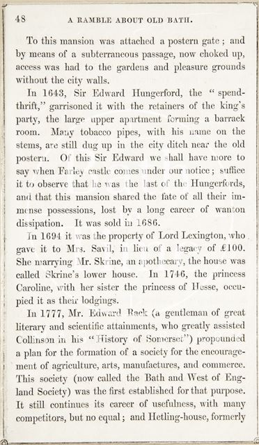 Rambles about Bath and its Neighbourhood, page 48 1847