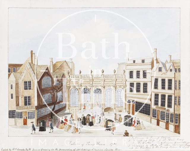 Exterior of Pump Room, Bath 1751