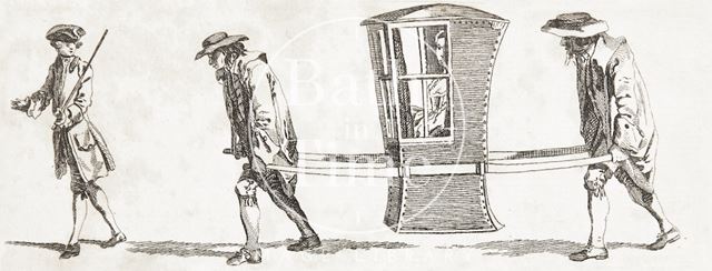 Sedan Chair and Chairmen c.1770