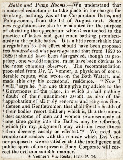 Baths and Pump Rooms, Bath c.1835