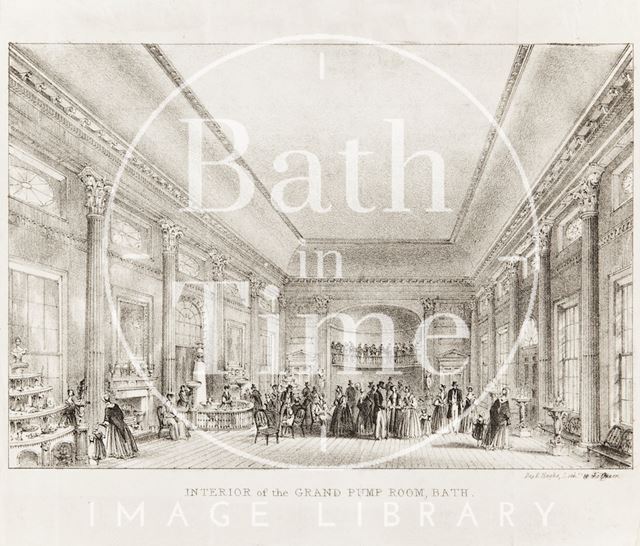 Interior of the Grand Pump Room, Bath 1843