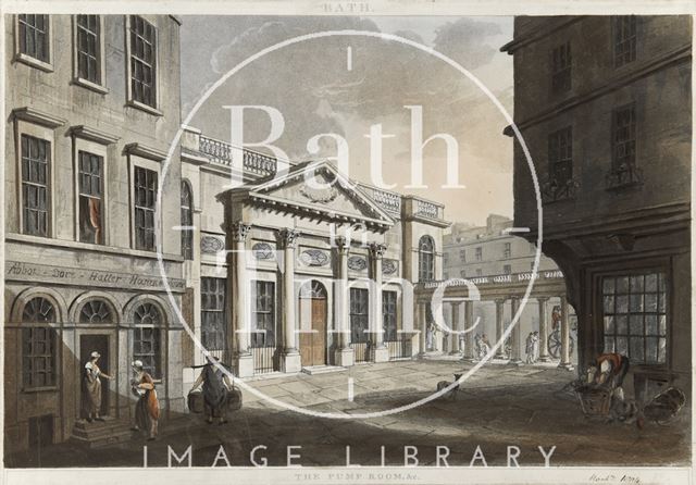 The Pump Room &c., Bath 1804