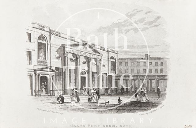 Grand Pump Room, Bath c.1845