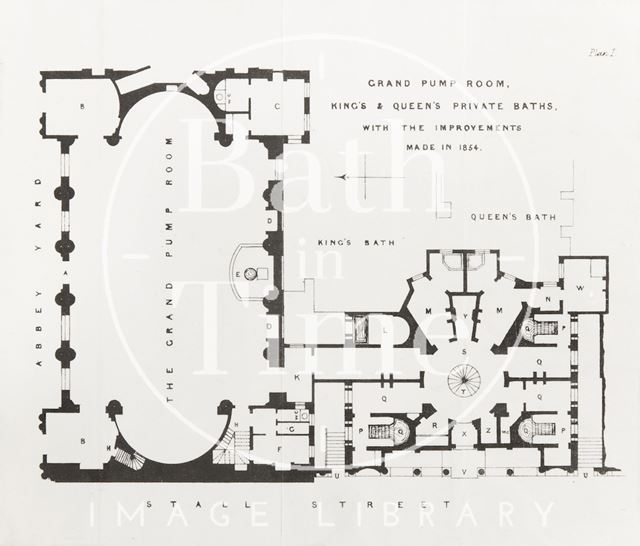 Grand Pump Room, King's and Queen's Private Baths 1857