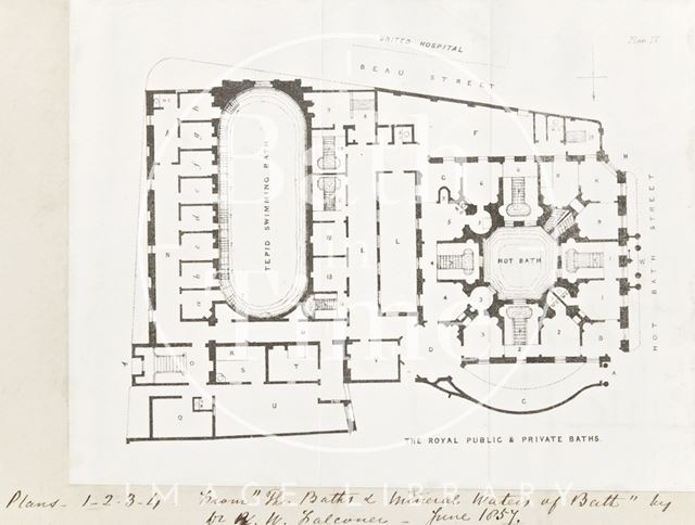 The Royal Public and Private Baths, Bath 1857