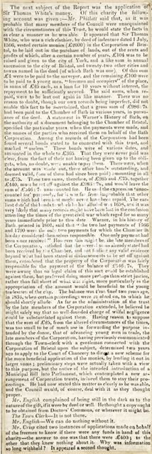 Charities in trust of the Bath Corporation 1836