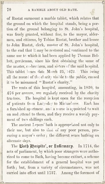 Rambles about Bath and its Neighbourhood, page 70 1847