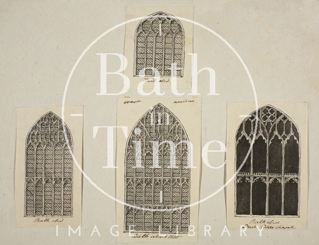 Bath Abbey windows c.1860-1870?