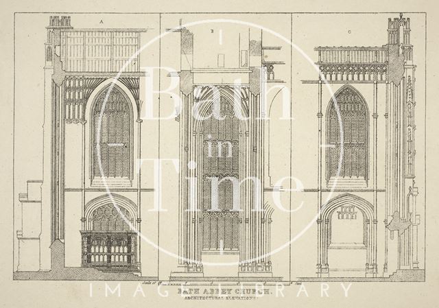 Bath Abbey Church c.1820?