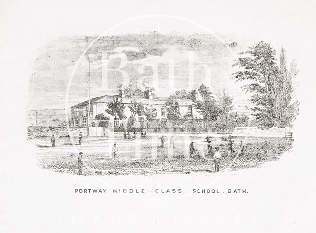 Portway Middle Class School, Combe Park, Weston, Bath 1872