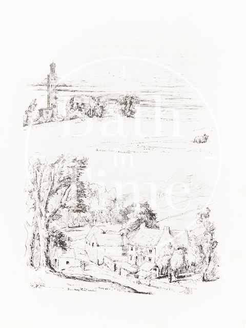 Beckford's Tower, Lansdown and Boundary Farm, Weston, Bath c.1870