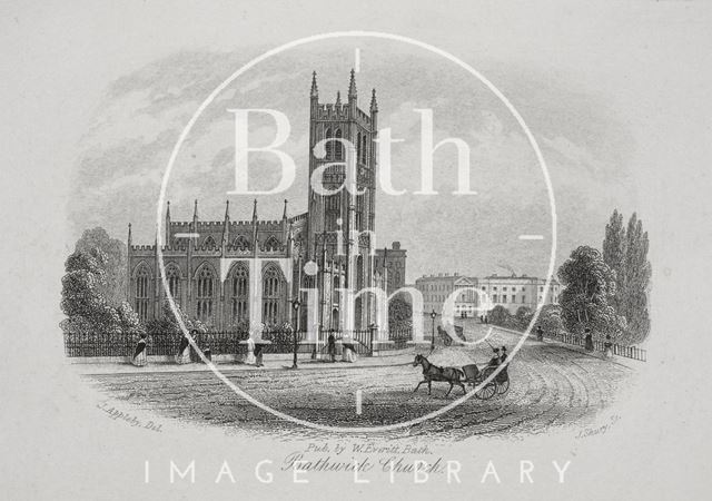 Bathwick Church, Bath 1850