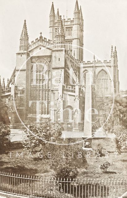 Bath Abbey from Orange Grove c.1880