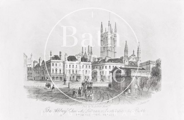 The Abbey Church, Literary Institution &c., Bath c.1855