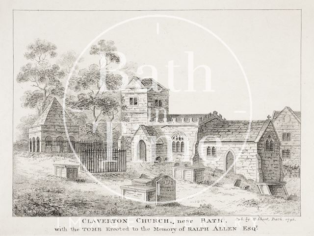 Claverton Church near Bath 1796