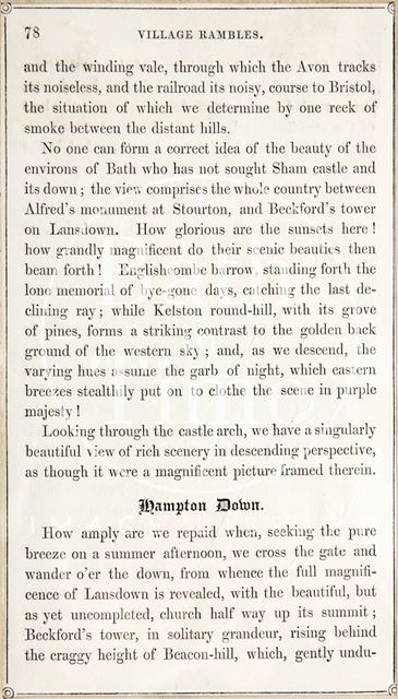 Rambles about Bath and its Neighbourhood, page 78 1847