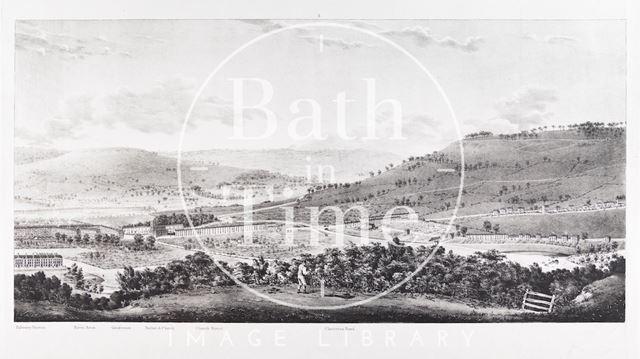 Panoramic View of Bath, from Beechen Cliff 1825