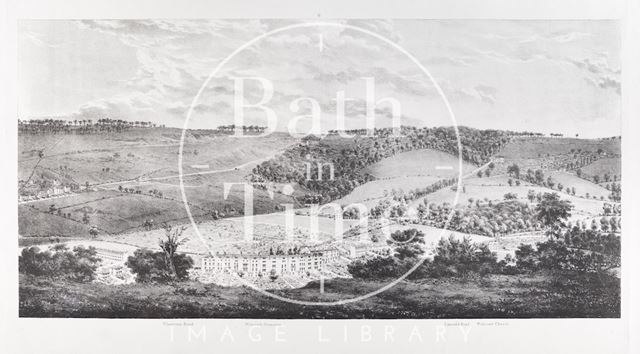 Panoramic View of Bath, from Beechen Cliff 1825