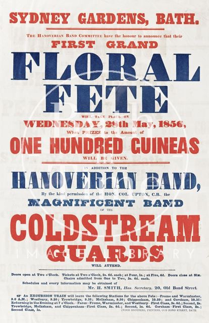 First Grand Floral Fete, Bath 1856