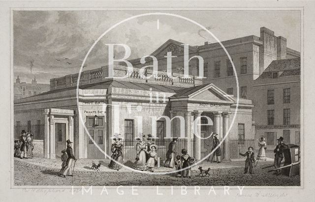 The Hot Baths and New Infirmary, Bath 1829