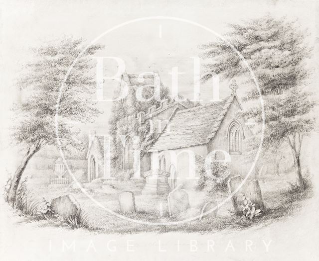 Claverton Church near Bath c.1850-1870