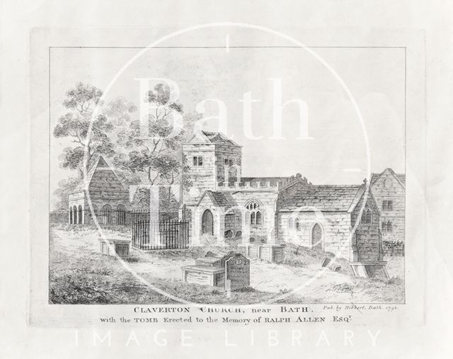 Claverton Church near Bath 1796