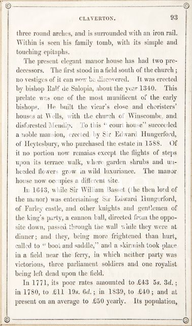 Rambles about Bath and its Neighbourhood, page 93 1847