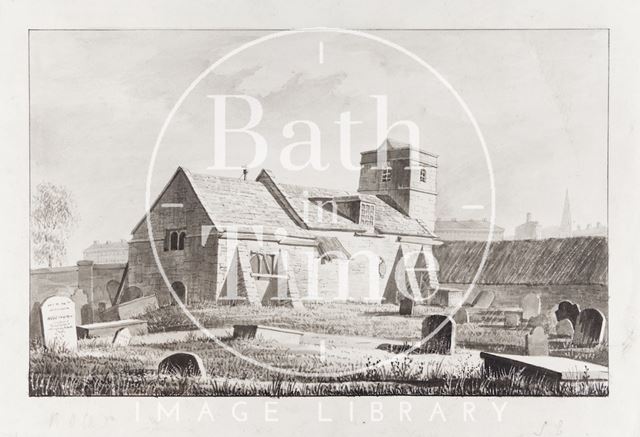 Bathwick Old Church, Bath c.1810