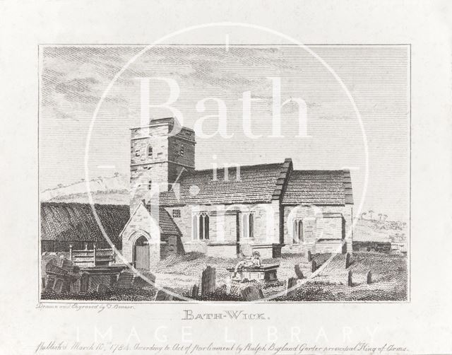 Bathwick Old Church, Bath 1784