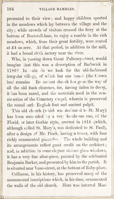 Rambles about Bath and its Neighbourhood, page 104 1847