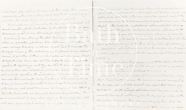 Letter to Taylor, Sydney Place, Bath 1836 - verso