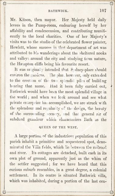 Rambles about Bath and its Neighbourhood, page 107 1847