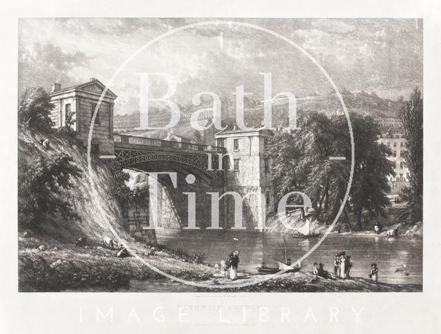 Bathwick Bridge (Cleveland Bridge), Bath 1830