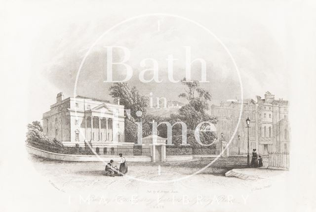 Pulteney Hotel, Sydney Gardens and Sydney Place, Bath 1844