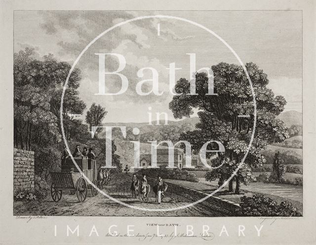 View near Bath (at Batheaston) 1785