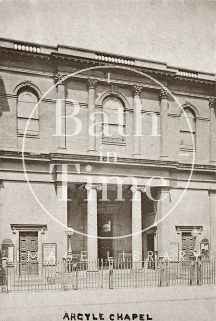 Argyle Chapel, Bath c.1870