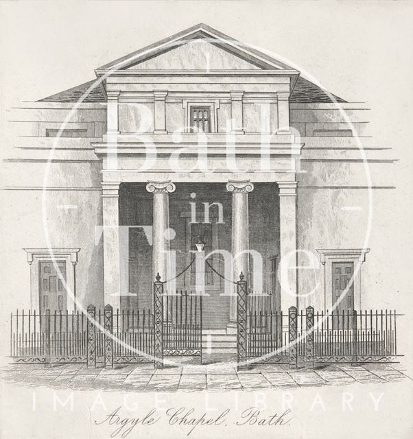 Argyle Chapel, Bath 1841